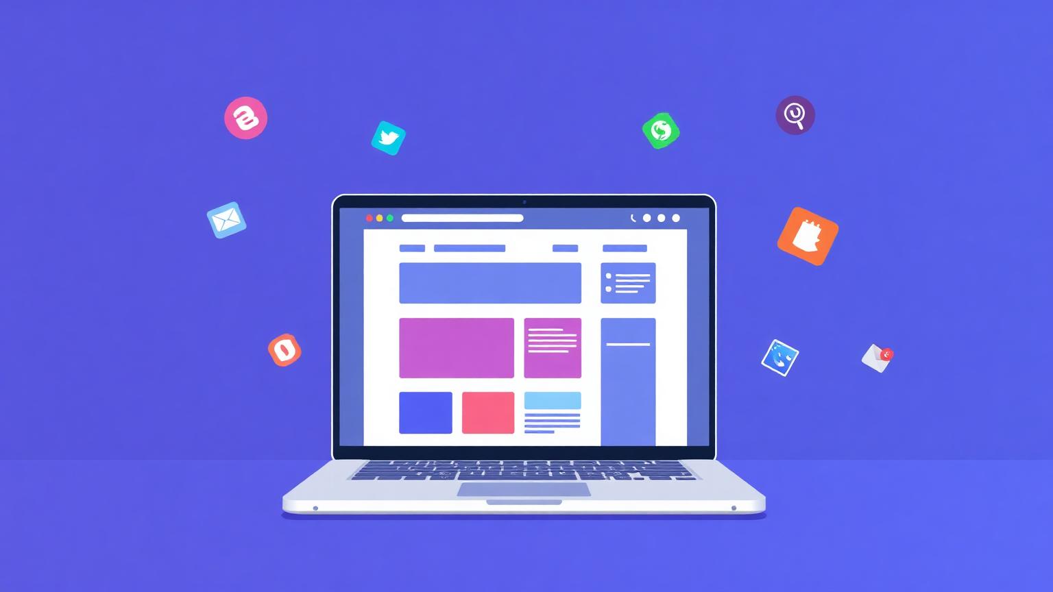 What Is a Browser Beginner Guide Modern illustration showing a web browser loading websites on the internet